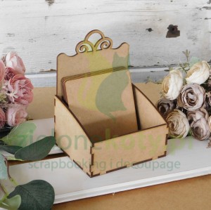 HDF baza Kreatywna Pracownia Organizer + podkładki 11x10x15 cm