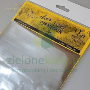 Folia metaliczna do złoceń / termotransferu ITD Collection Termoton srebrna