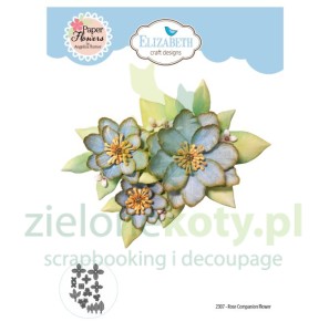 Wykrojnik Elizabeth Paper flowers Rose companion flower kwiatki
