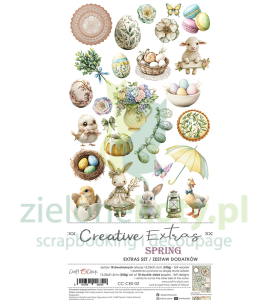 Zestaw dodatków Craft O'Clock Creative Extras 02 Spring Wielkanoc wiosna