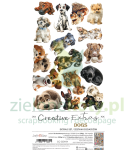 Zestaw dodatków Craft O'Clock Creative Extras 04 Dogs psy
