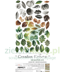 Zestaw dodatków Craft O'Clock Creative Extras 07 Leaves #1 liście