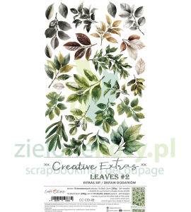 Zestaw dodatków Craft O'Clock Creative Extras 08 Leaves #2 liście