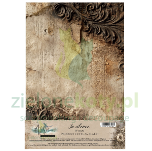 Zestaw papierów do scrapbookingu A4 Alchemy Of Art In Silence W ciszy 