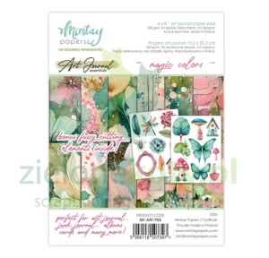Zestaw papierów do scrapbookingu 15x20cm Mintay Art Journal Magic Colors