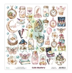 Papier do scrapbookingu 30x30 Mintay dodatki do wycinania Cute Mystery