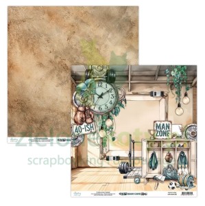 Papier do scrapbookingu 30x30 Mintay Man Cave 02