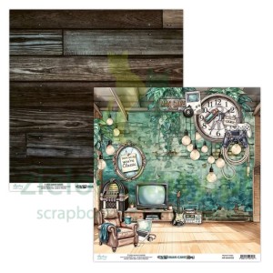 Papier do scrapbookingu 30x30 Mintay Man Cave 03