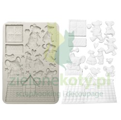 Forma foremka silikonowa Stamperia A5 Family Myszka