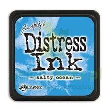 Tusz Distress Ink Mini Salty ocean niebieski
