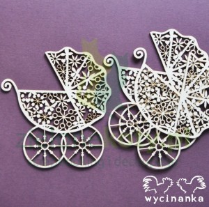 Wycinanka Wycinanka DLA MALUCHÓW wózek 3szt.