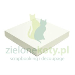 Pudełko na kartkę  kwadratowe białe 