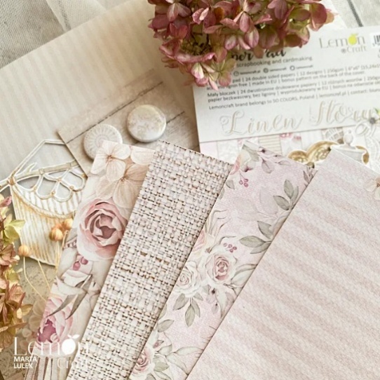 Papier ozdobny do scrapbookingu w kwiatowe wzory do zaproszeń ślubnych