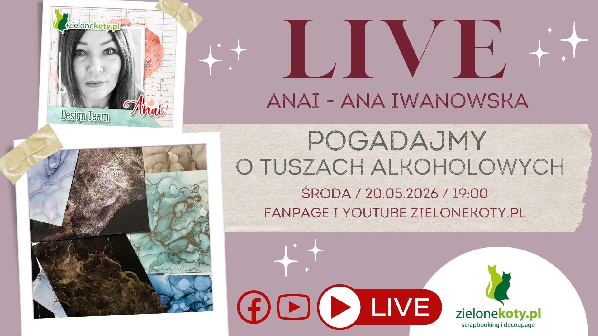 Pogadajmy o tuszach alkoholowych | LIVE z Anai